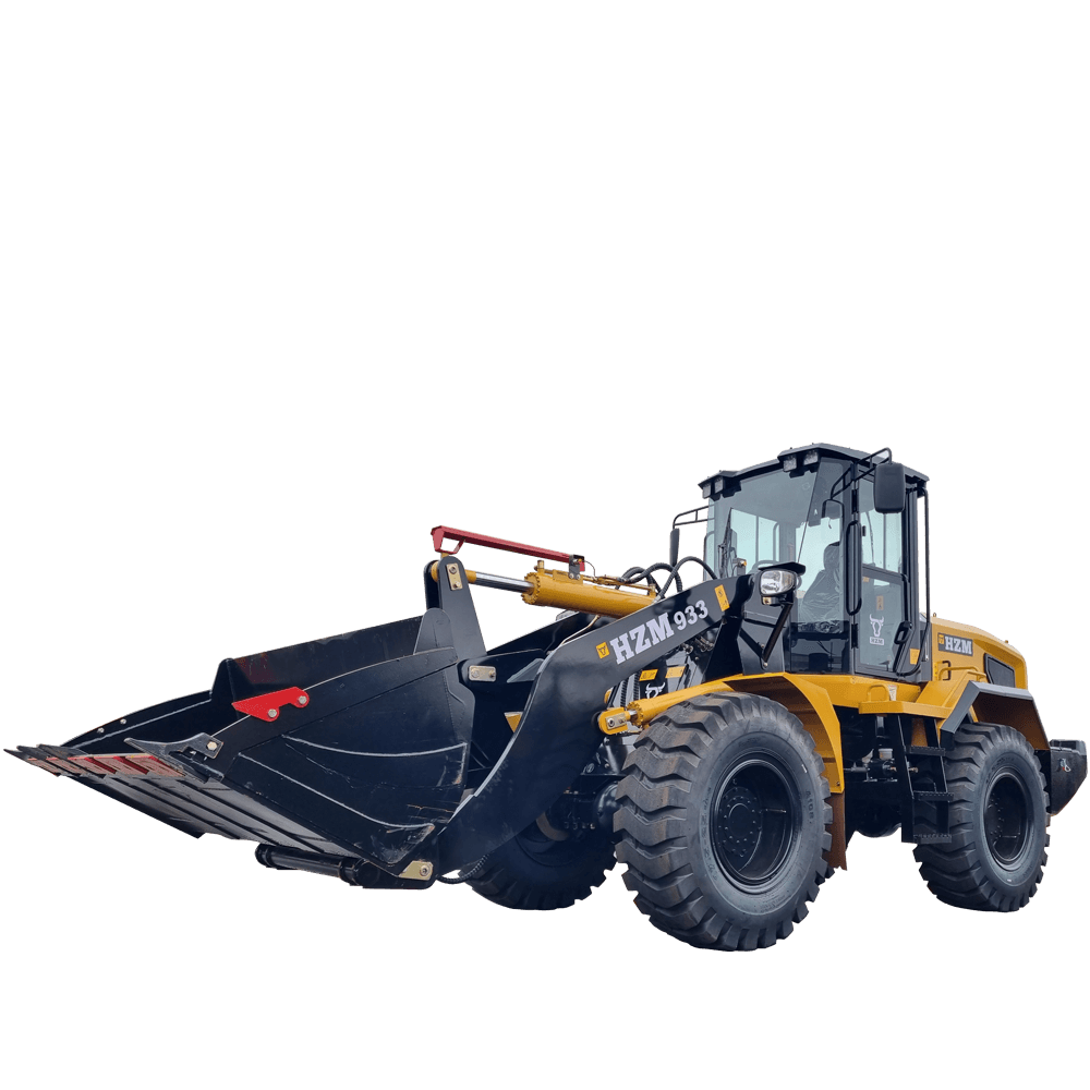 HZM 933 front end loader working on construction site South Africa