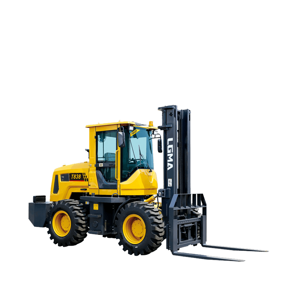 LGMA LM838 Rough Terrain Forklift - lgma lm838 rough terrain forklift available from MCM Group South Africa