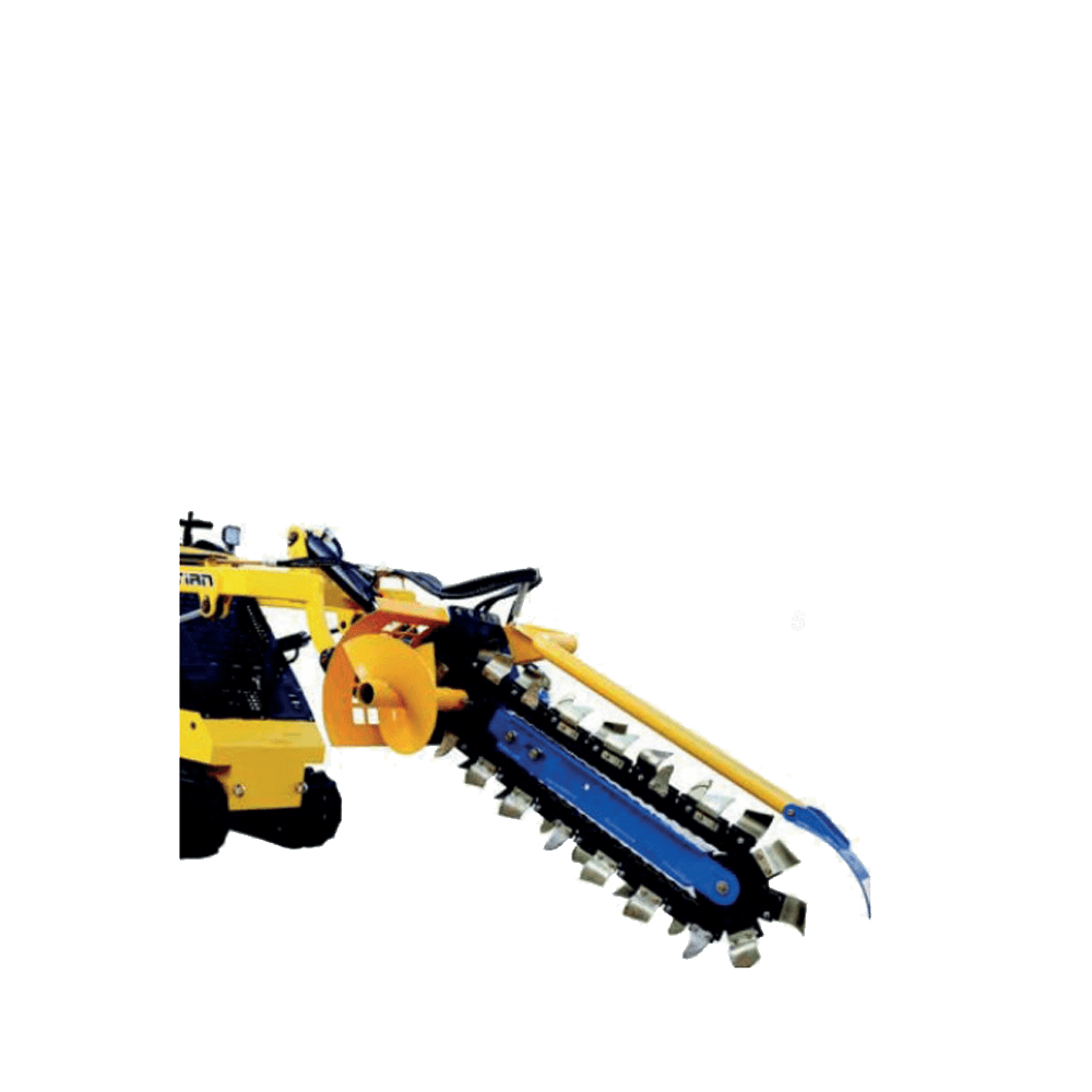 Chain Trencher - chain trencher attachment available from MCM Group South Africa