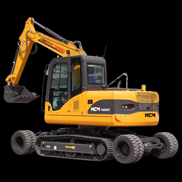 MCM 120WDT Wheel-Crawler Excavator - mcm 120wdt wheel-crawler excavator available from MCM Group South Africa